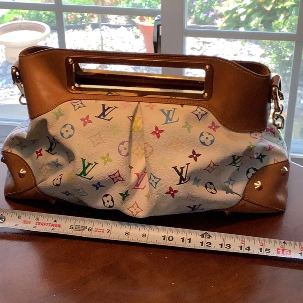 Authentic Louis Vuitton Judy GM Bag Multicolor Purse